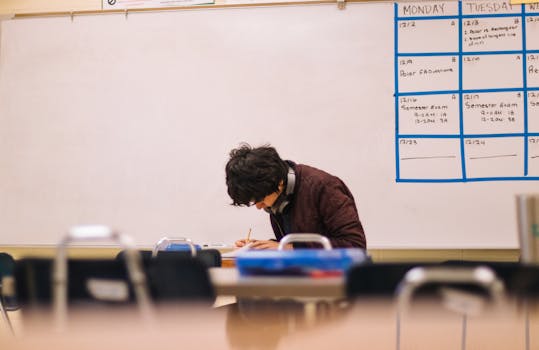 dedicated study space