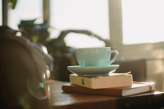 a cozy study space at home