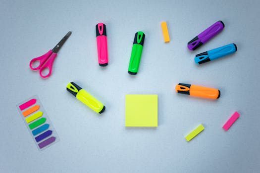 colorful classroom with students learning