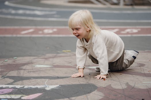 child engaged in an extracurricular activity