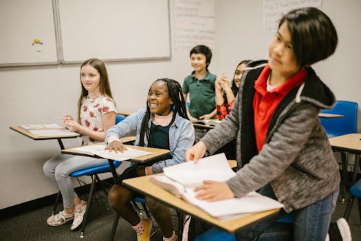 students engaged in a study group