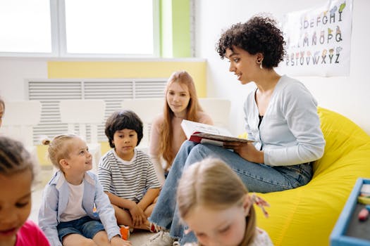 A child reading a book